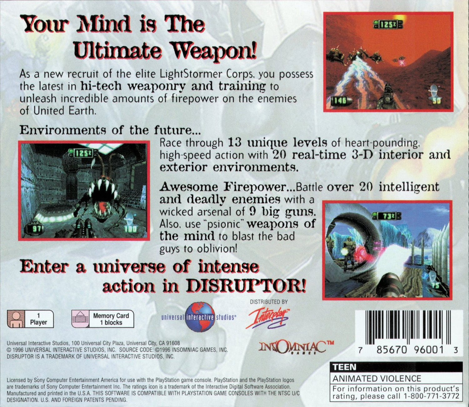 Disruptor - Playstation - Retro Island Gaming