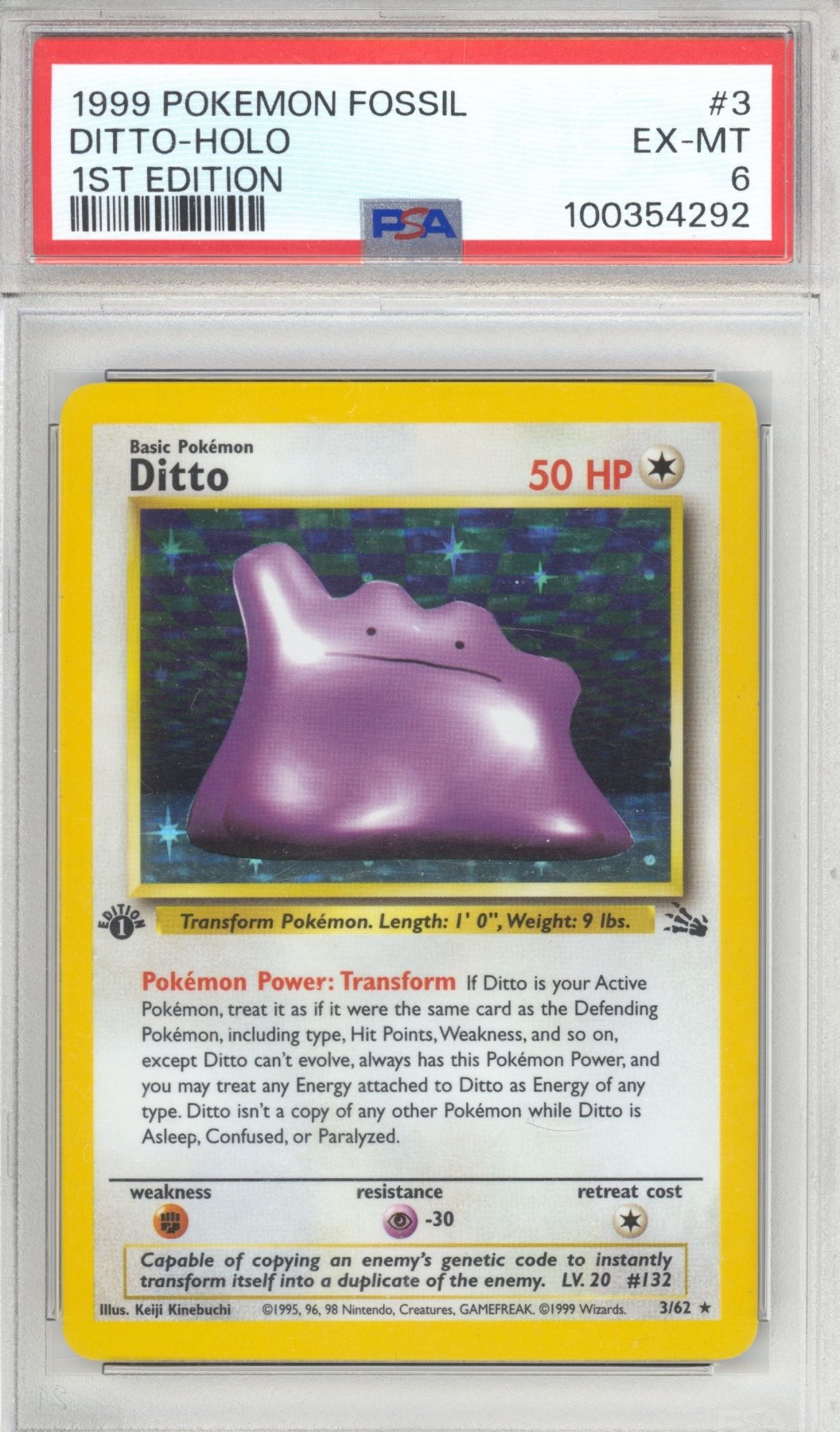 Ditto [1st Edition] 3 - Fossil - Retro Island Gaming