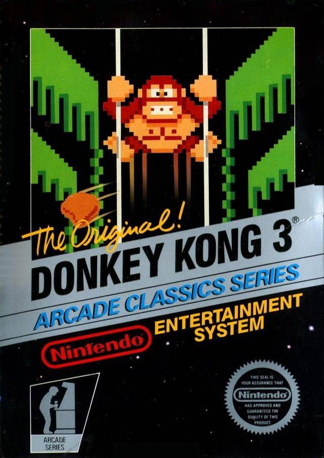 Donkey Kong 3 [5 Screw] - NES - Retro Island Gaming