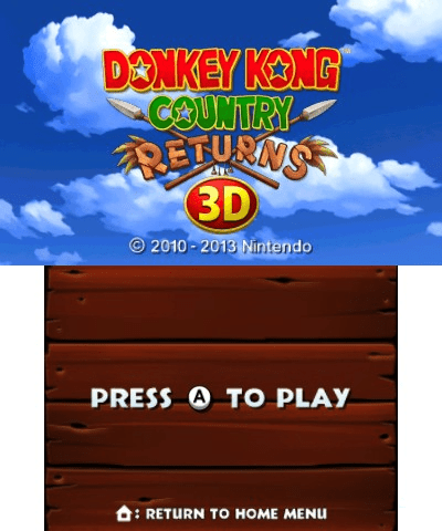Donkey Kong Country Returns 3D - Nintendo 3DS - Retro Island Gaming