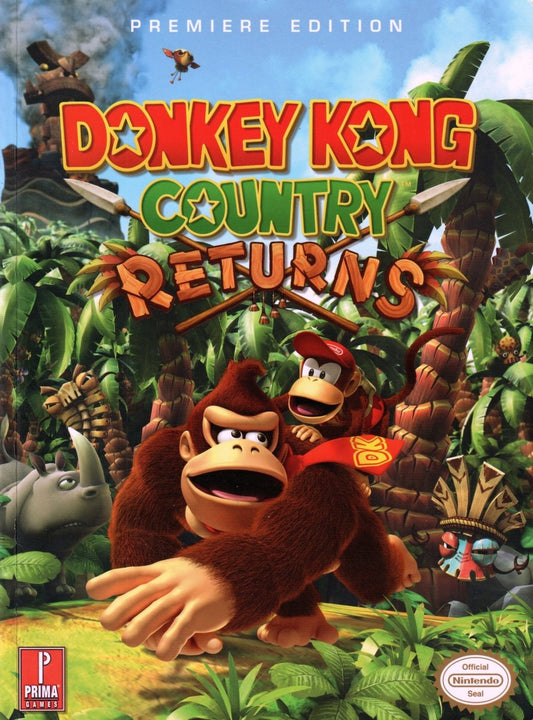 Donkey Kong Country Returns Prima Official Game Guide: Premiere Edition - Guide Book - Retro Island Gaming