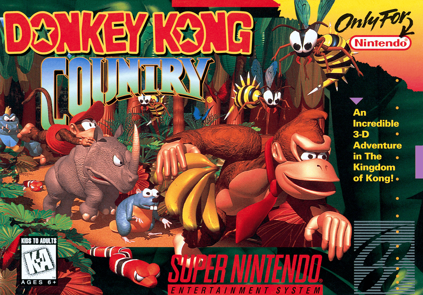 Donkey Kong Country - Super Nintendo - Retro Island Gaming