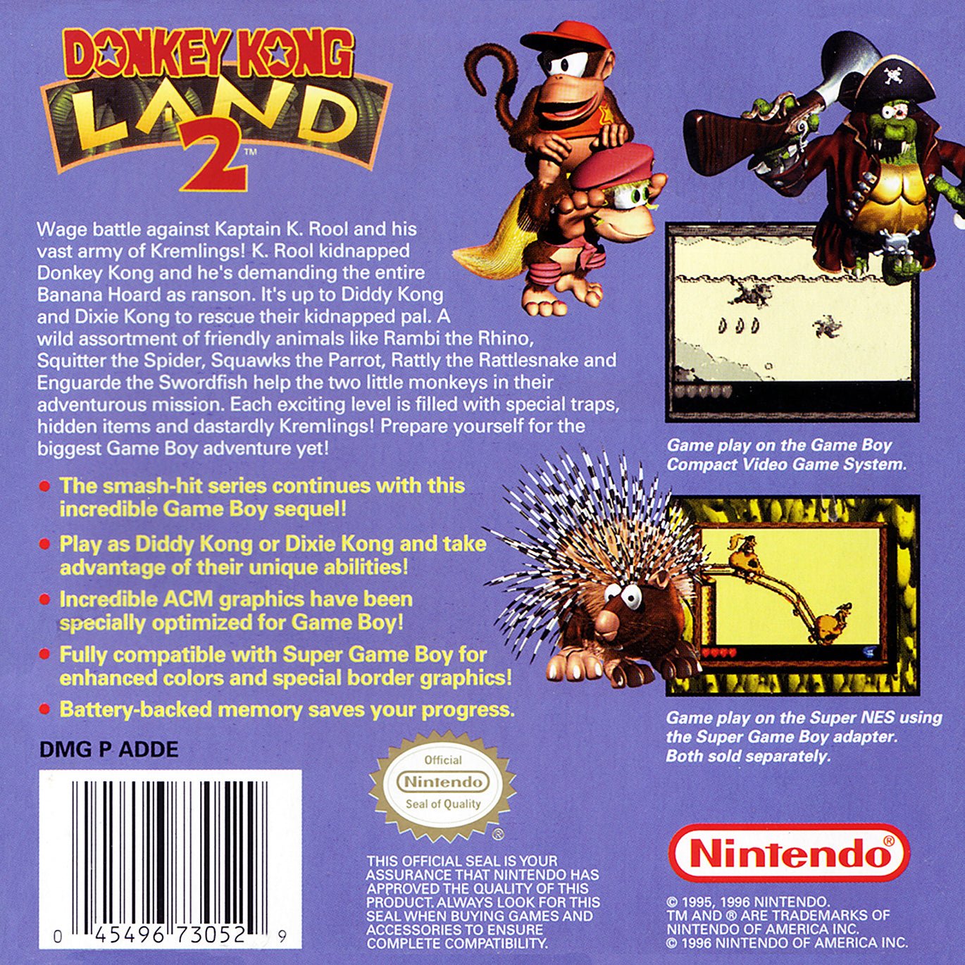 Donkey Kong Land 2 [Player's Choice] - GameBoy - Retro Island Gaming