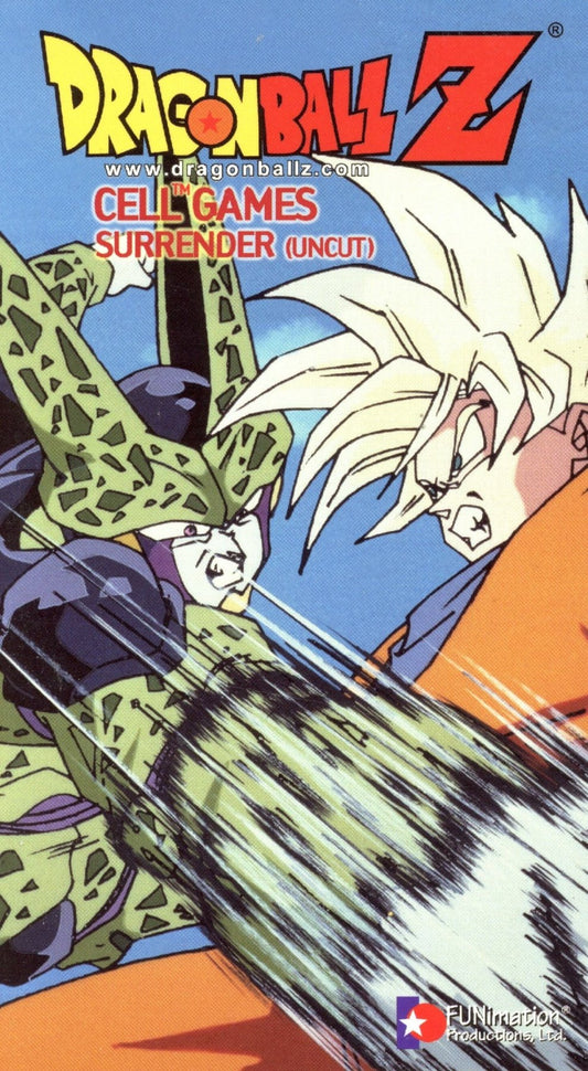 Dragon Ball Z: Cell Games - Surrender (Uncut) - VHS - Retro Island Gaming