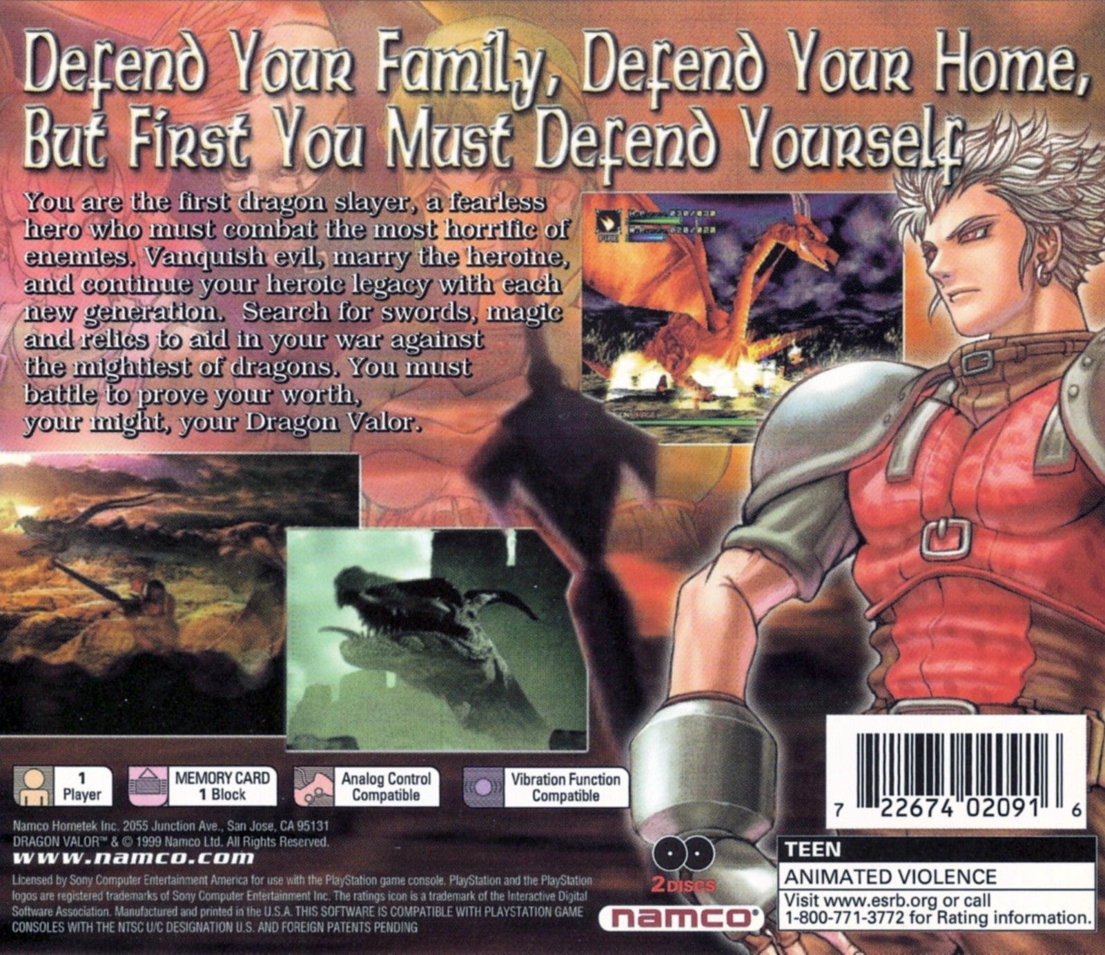 Dragon Valor - Playstation - Retro Island Gaming