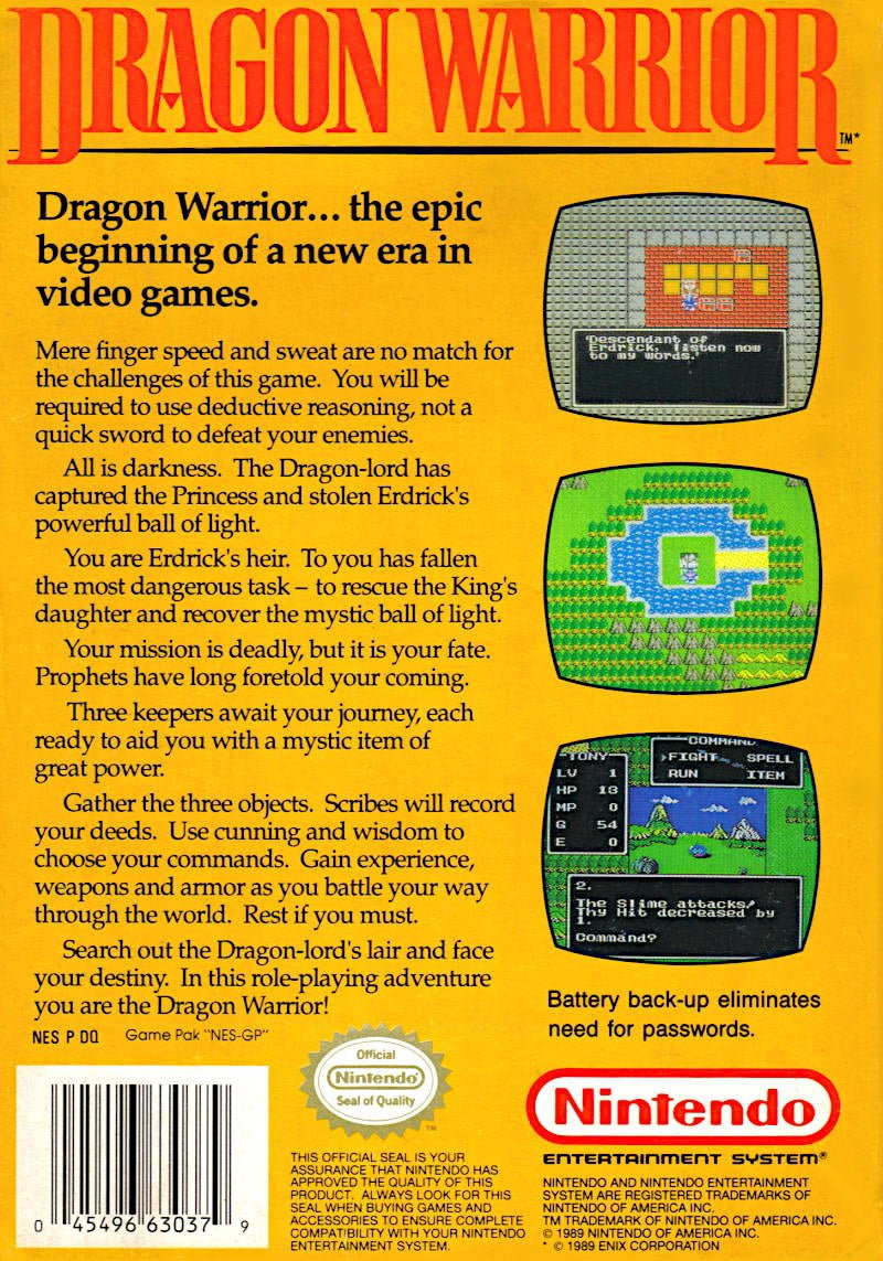 Dragon Warrior - NES - Retro Island Gaming