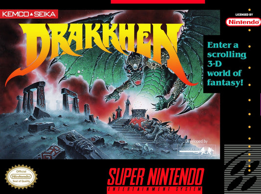 Drakkhen - Super Nintendo - Retro Island Gaming