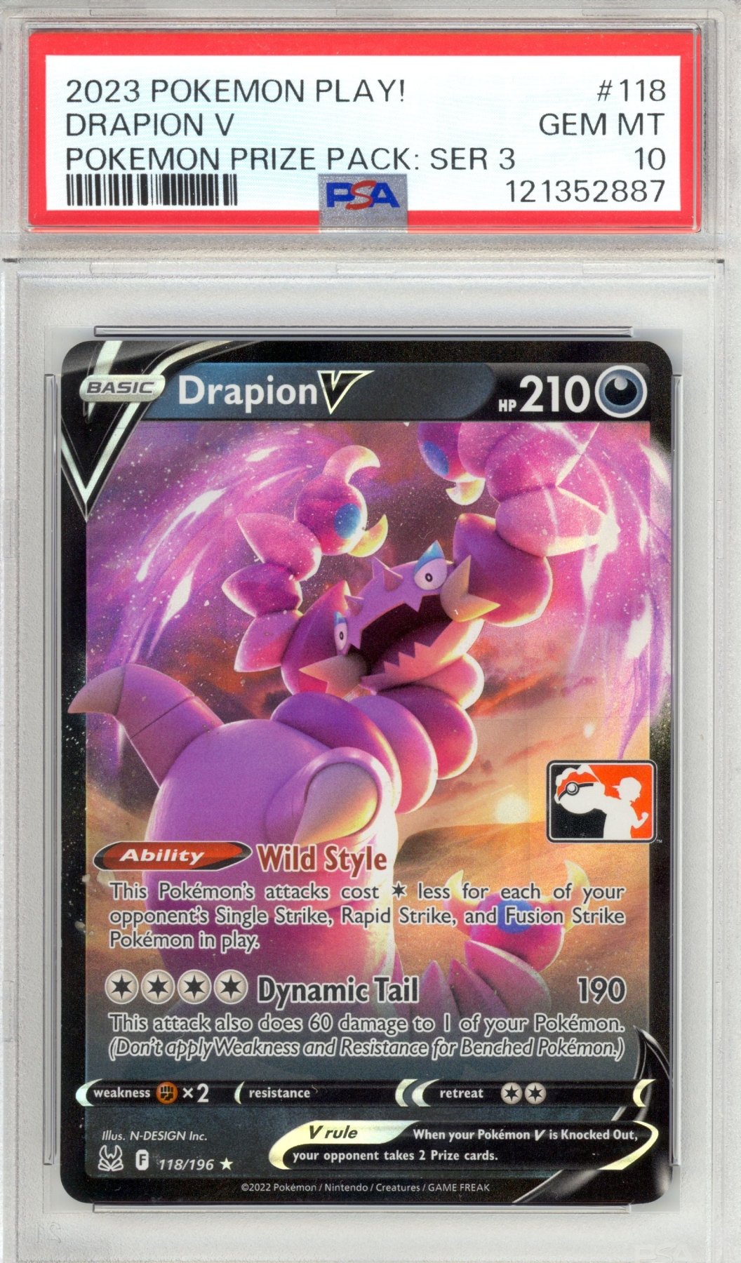 Drapion V - Pokemon Play! Prize Pack Series 3 - Retro Island Gaming