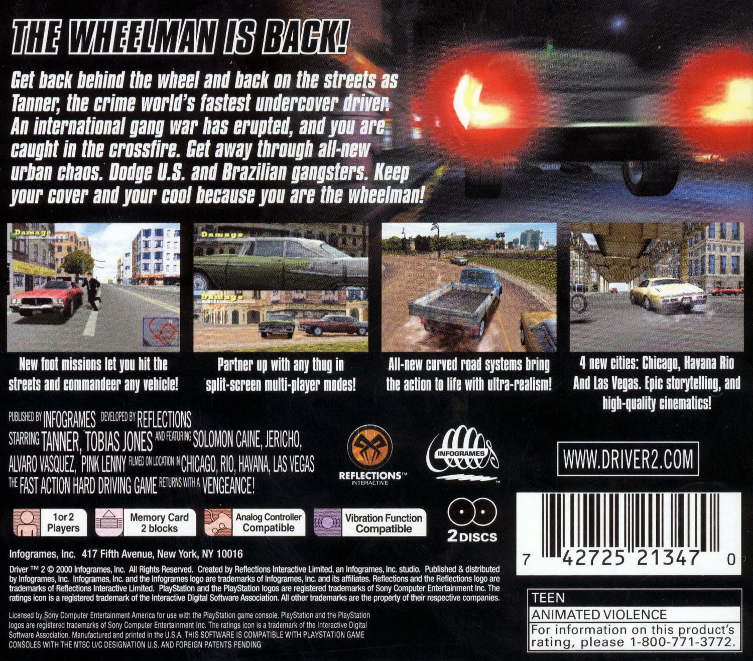 Driver 2 - Playstation - Retro Island Gaming