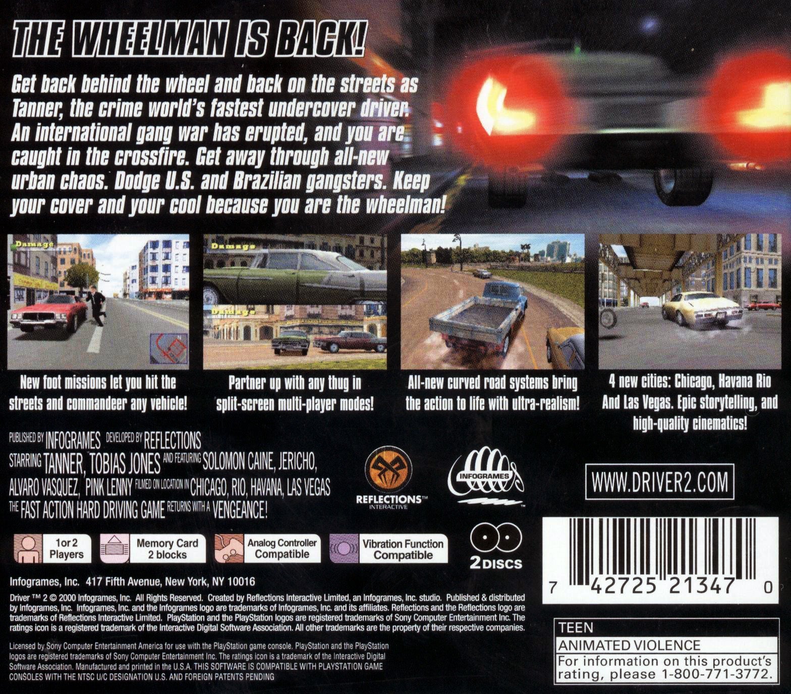 Driver 2 - Playstation - Retro Island Gaming