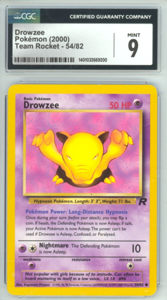 Drowzee #54 - Pokemon Team Rocket - Retro Island Gaming