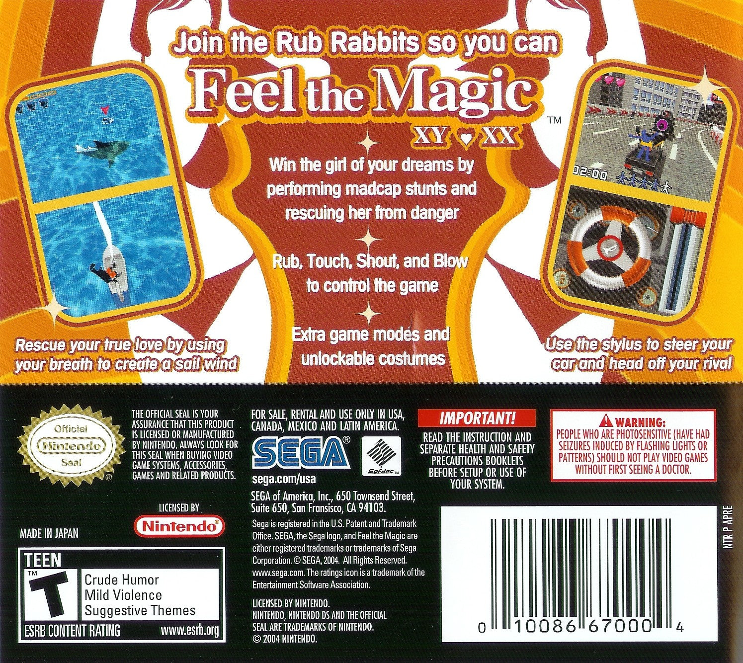 Feel the Magic XY XX - Nintendo DS