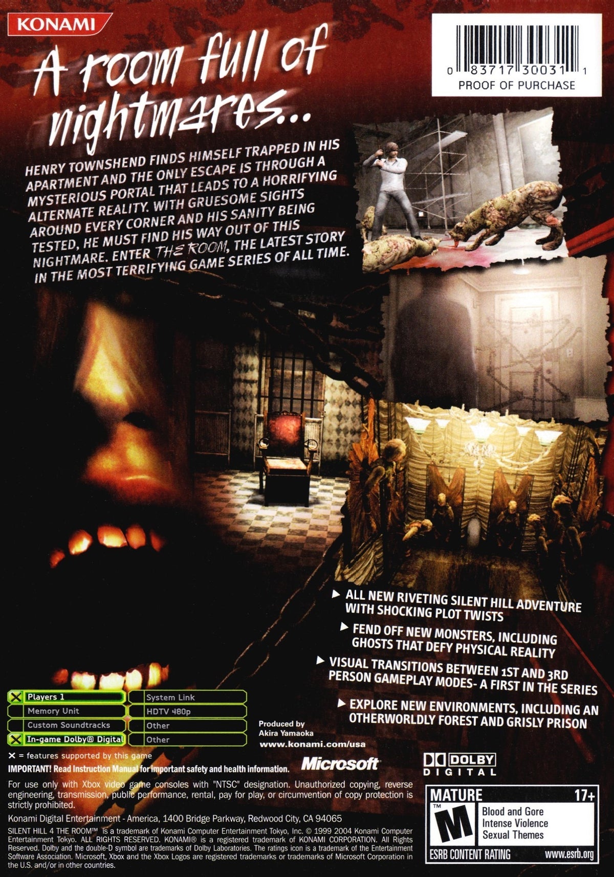 Silent Hill 4: The Room - Xbox - Retro Island Gaming