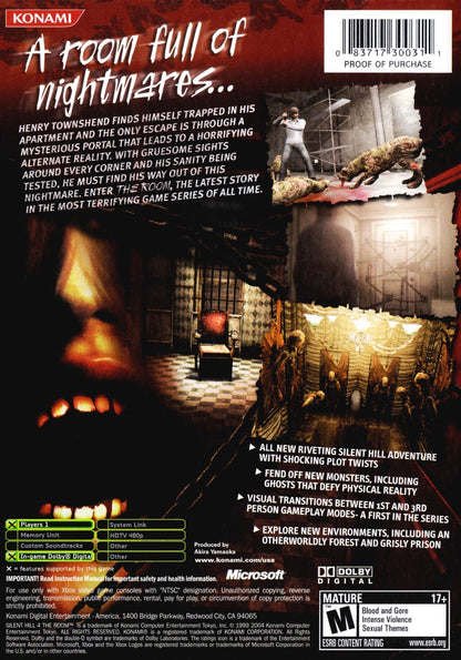 Silent Hill 4: The Room - Xbox - Retro Island Gaming