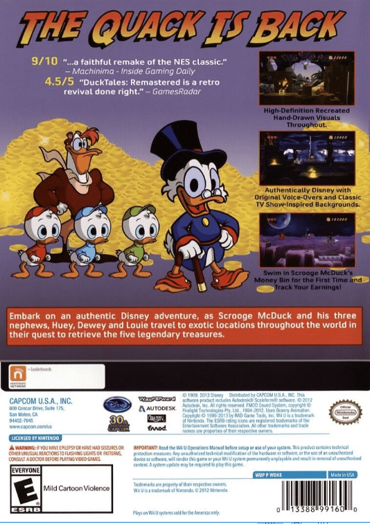 DuckTales Remastered - Wii U - Retro Island Gaming