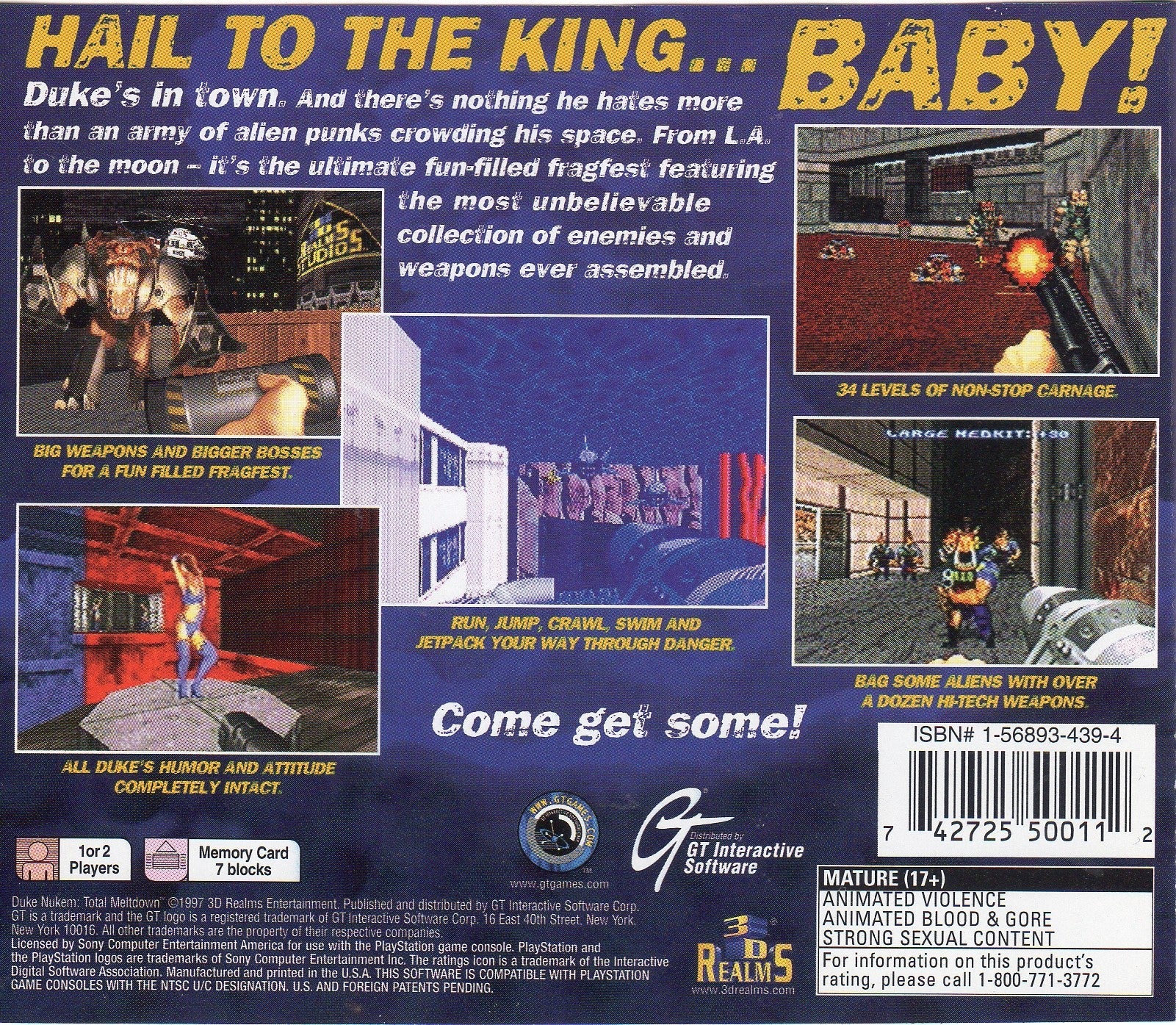Duke Nukem Total Meltdown - Playstation - Retro Island Gaming