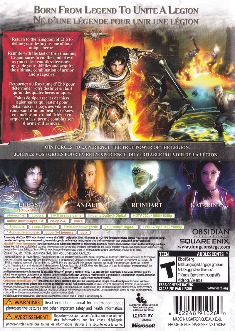 Dungeon Siege III - Xbox 360 - Retro Island Gaming
