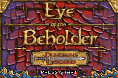 Dungeons & Dragons Eye of the Beholder - GameBoy Advance - Retro Island Gaming
