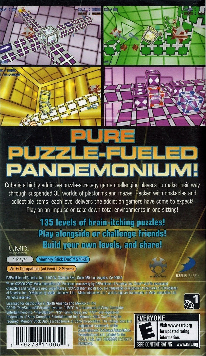 Cube - PSP - Retro Island Gaming