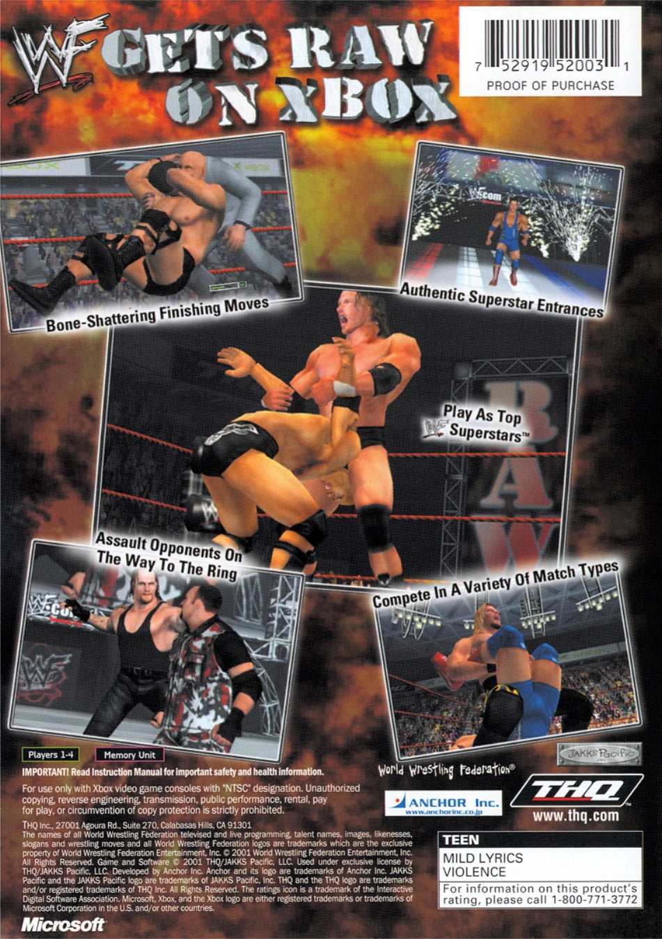 WWF Raw - Xbox