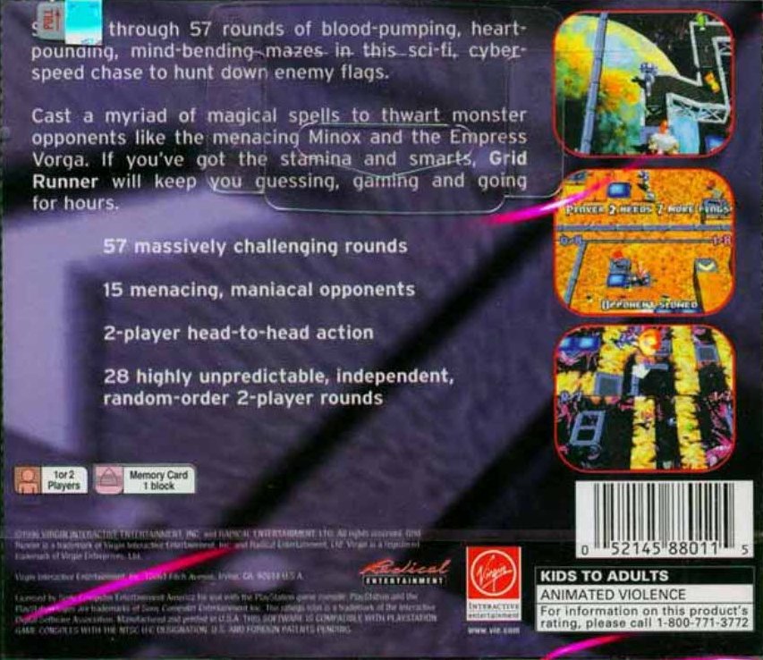 Grid Runner - Playstation