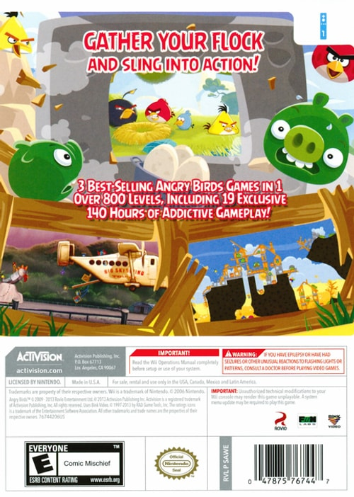 Angry Birds Trilogy - Wii - Retro Island Gaming