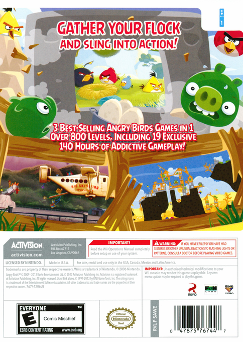 Angry Birds Trilogy - Wii