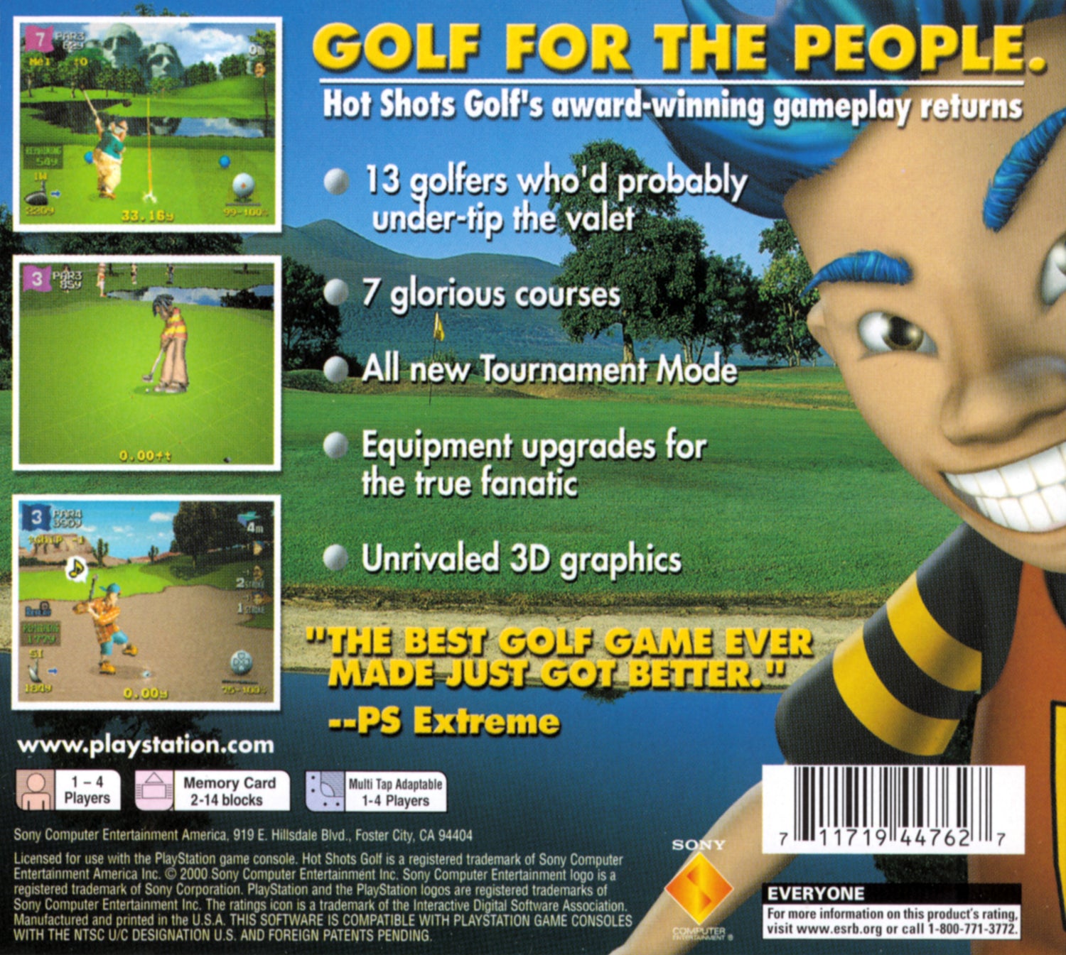Hot Shots Golf 2 - Playstation