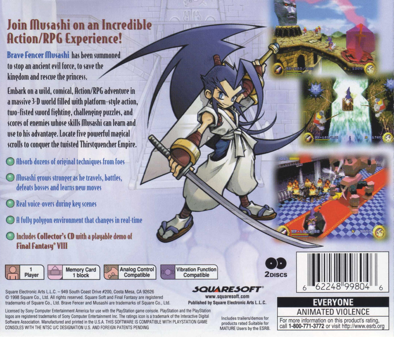 Brave Fencer Musashi - Playstation