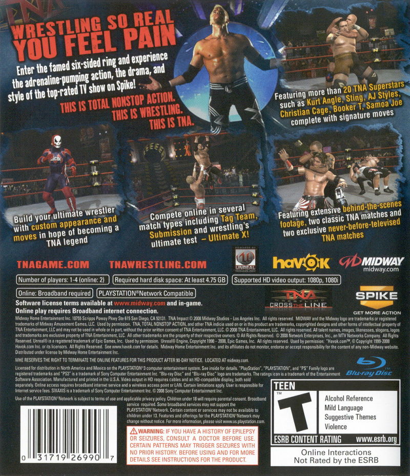 TNA Impact - Playstation 3
