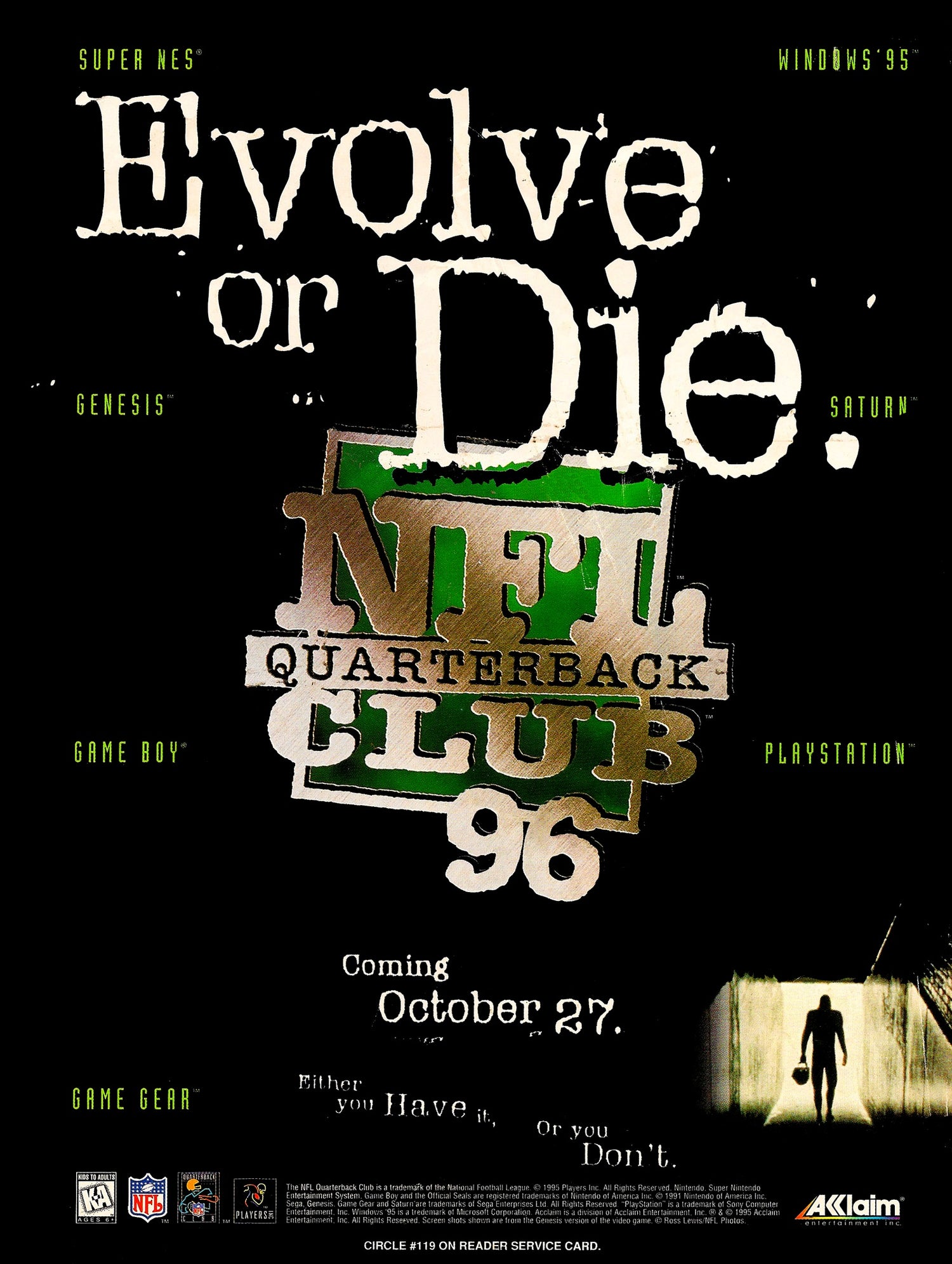 NFL Quarterback Club 96 - Super Nintendo