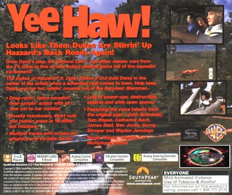 Dukes of Hazzard II Daisy Dukes It Out - Playstation