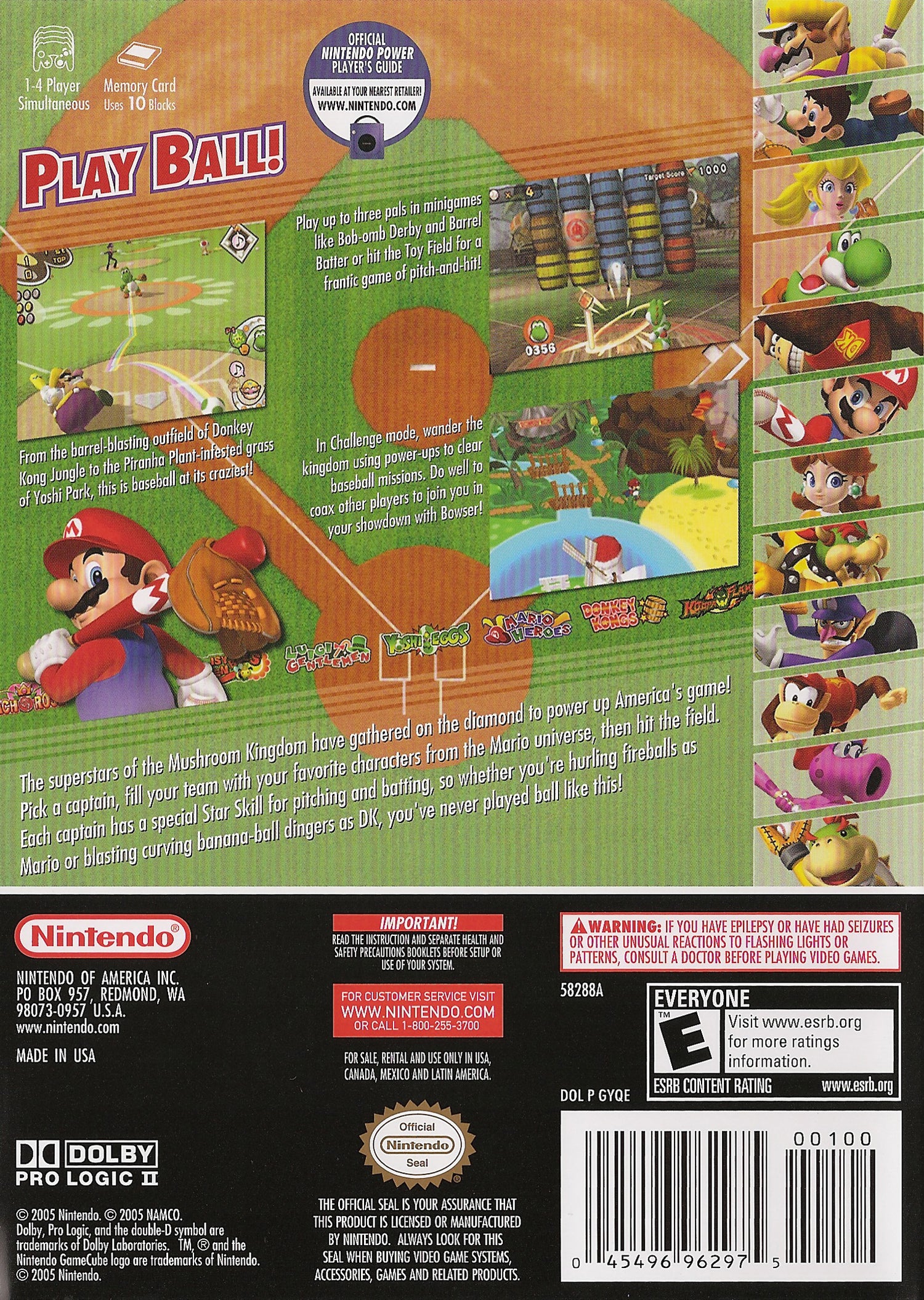 Mario Superstar Baseball - Gamecube
