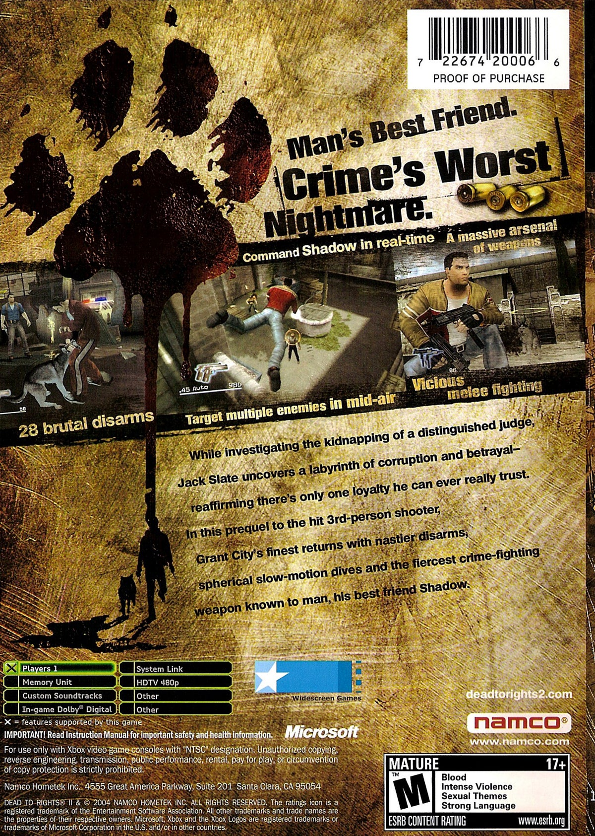 Dead to Rights 2 - Xbox - Retro Island Gaming