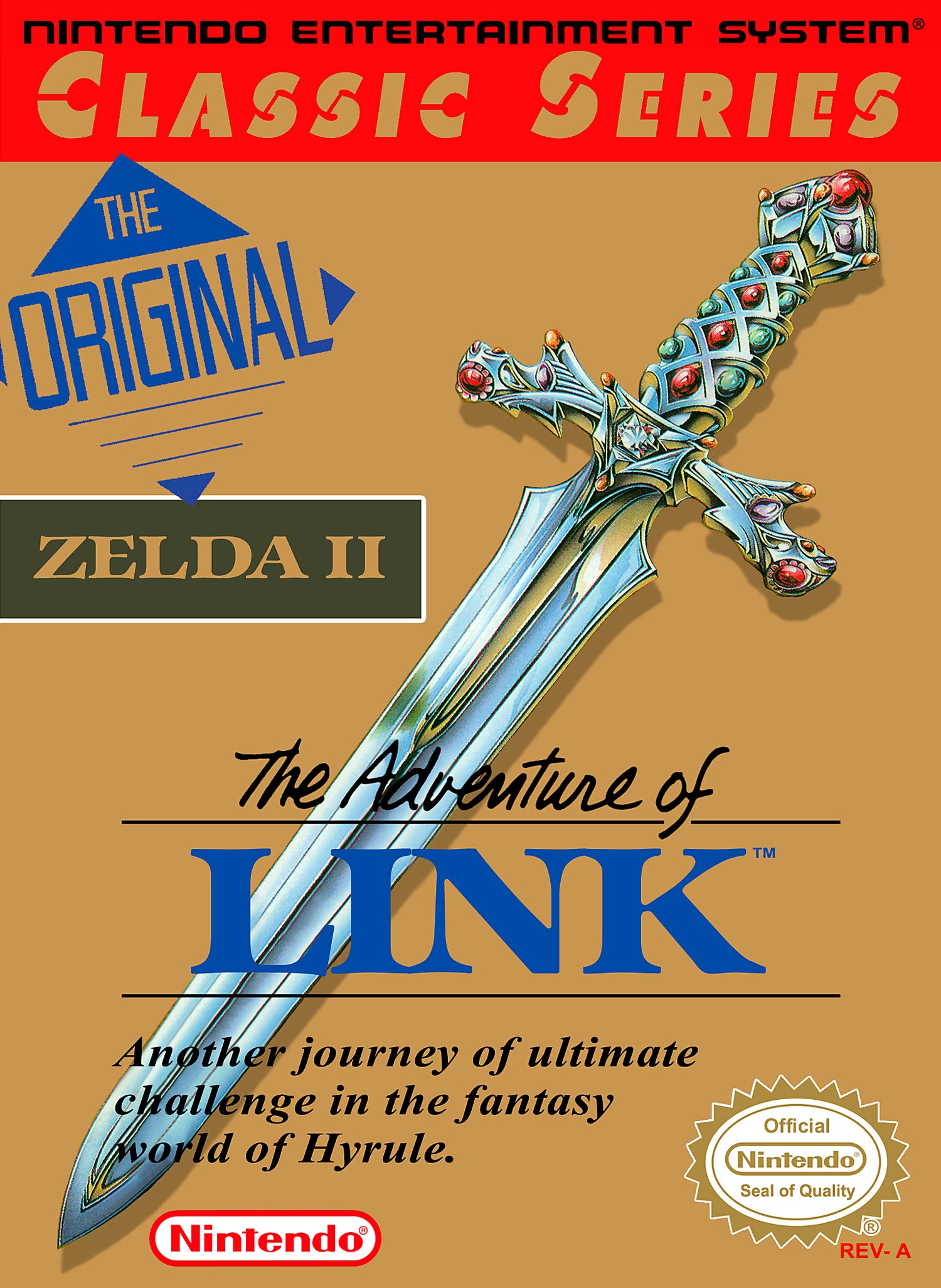 Zelda II The Adventure of Link [Gray Cart] - NES