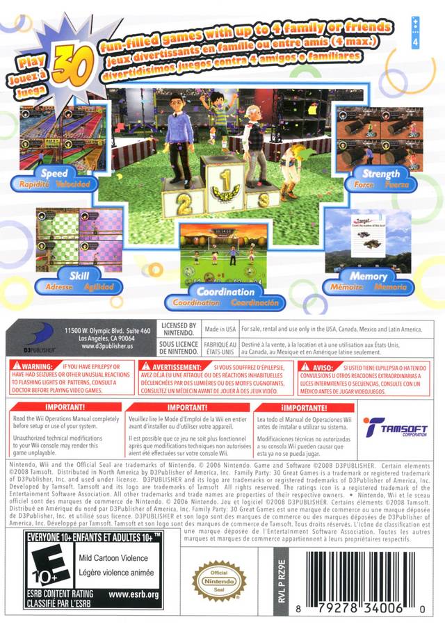 Family Party: 30 Great Games - Wii