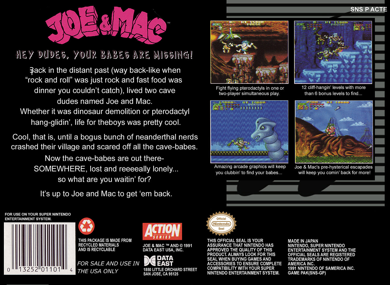 Joe and Mac - Super Nintendo