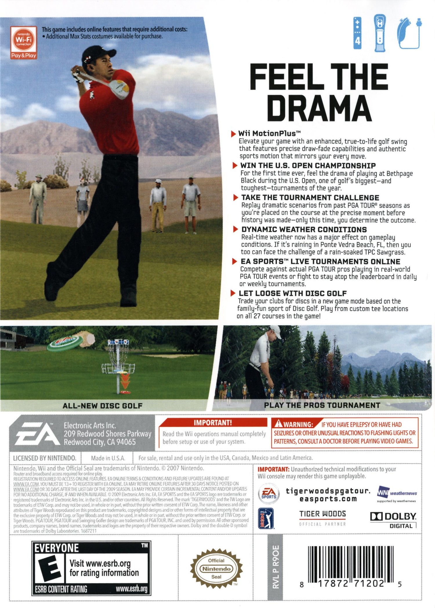 Tiger Woods PGA Tour 10 - Wii