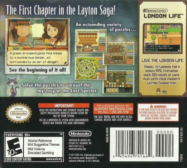 Professor Layton and the Last Specter - Nintendo DS