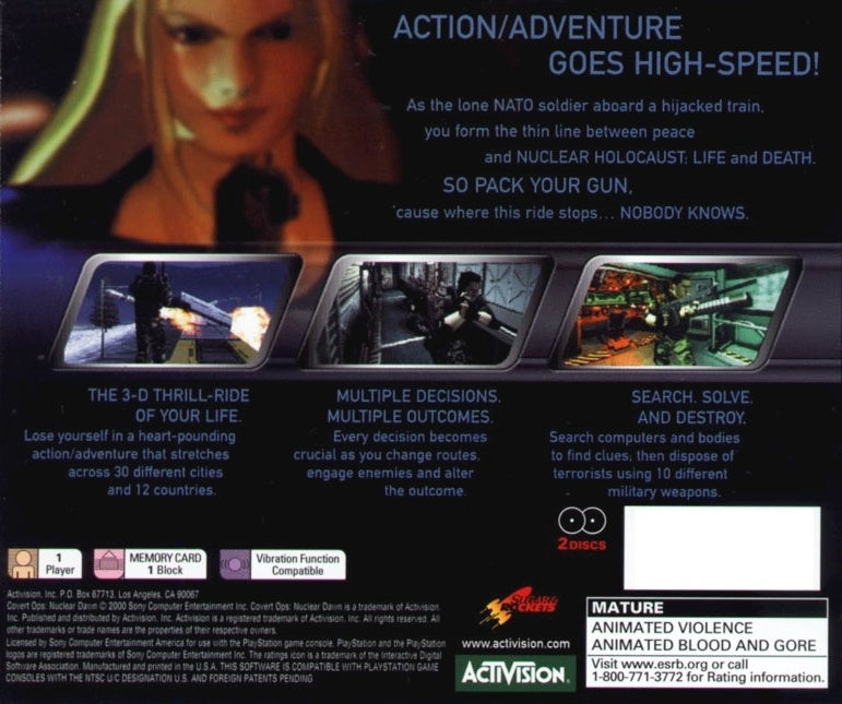 Covert Ops Nuclear Dawn - Playstation