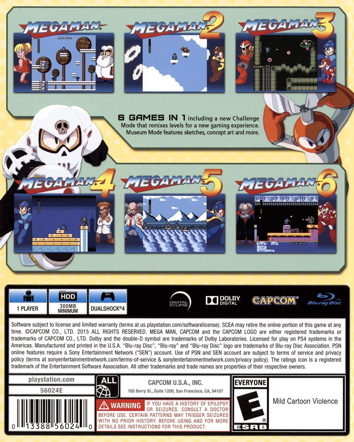 Mega Man Legacy Collection - Playstation 4