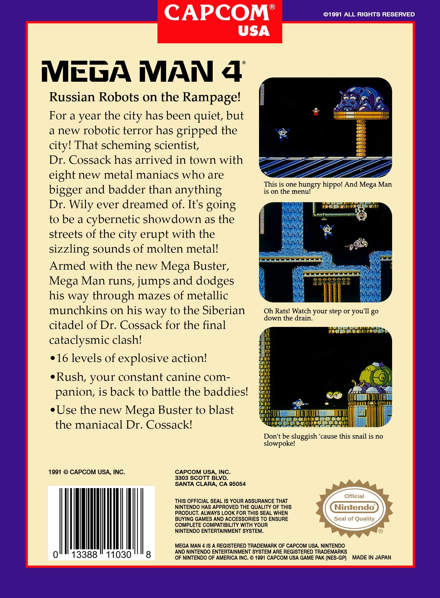 Mega Man 4 - NES - Retro Island Gaming
