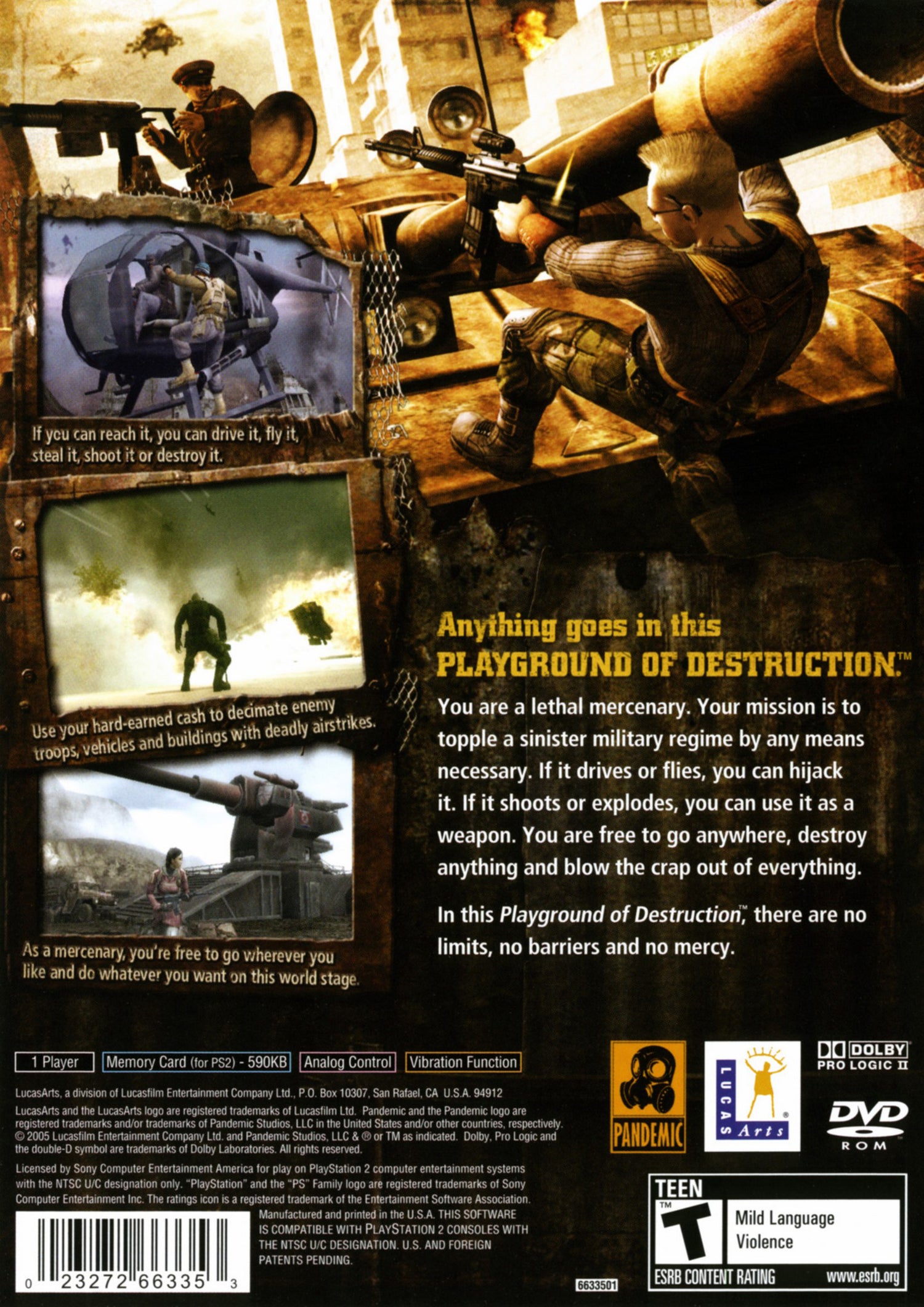 Mercenaries - Playstation 2