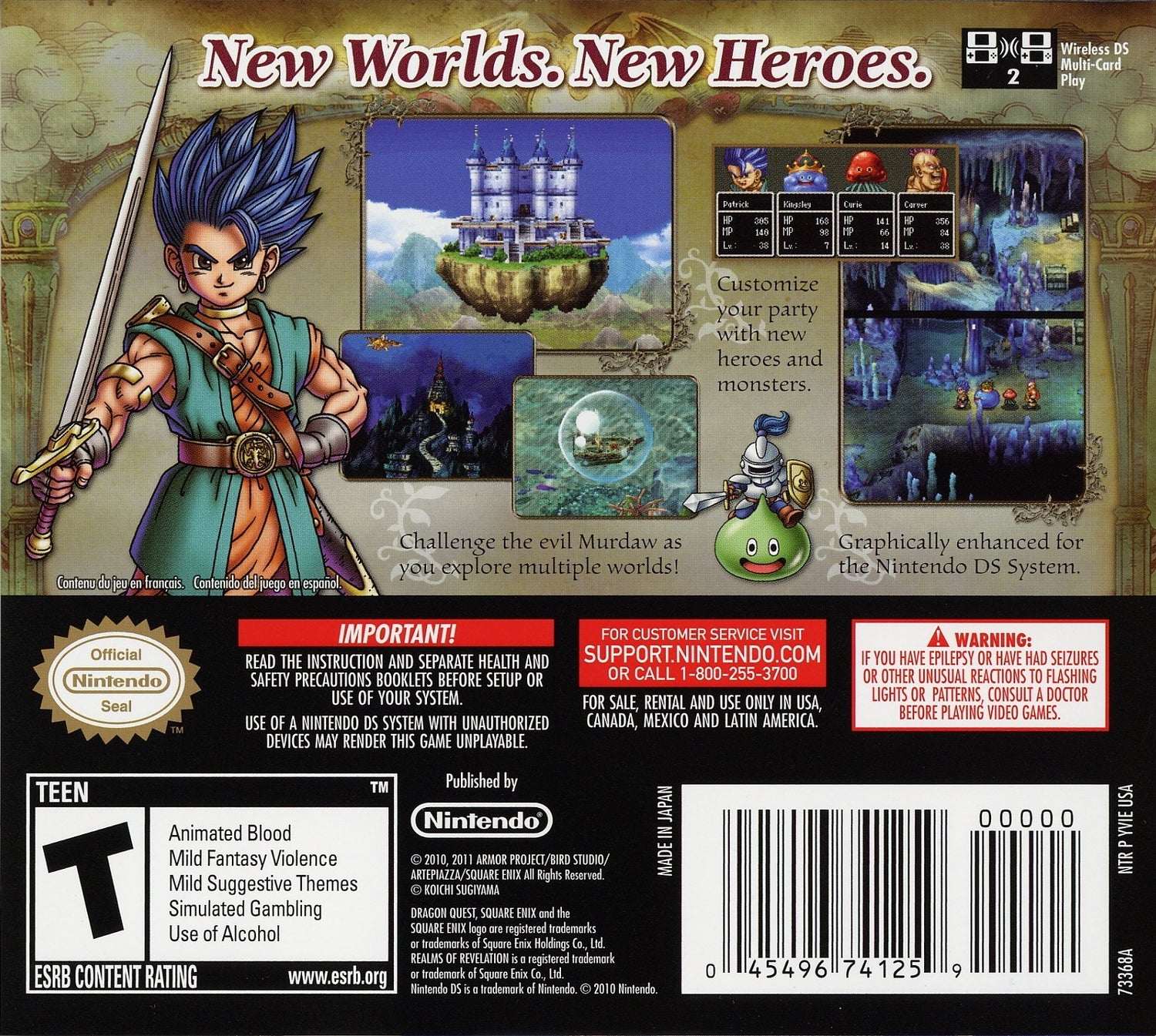 Dragon Quest VI: Realms of Revelation - Nintendo DS