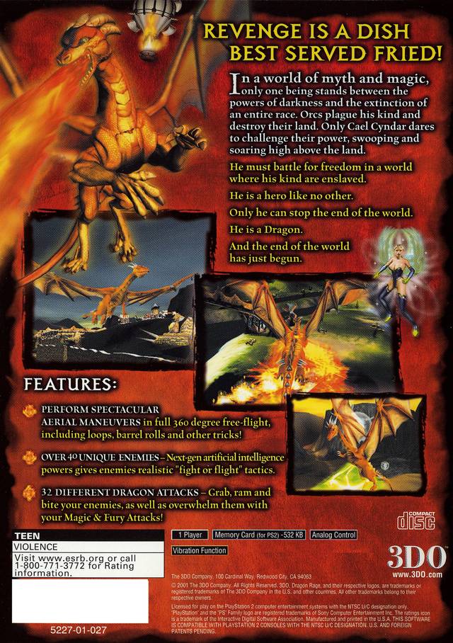 Dragon Rage - Playstation 2