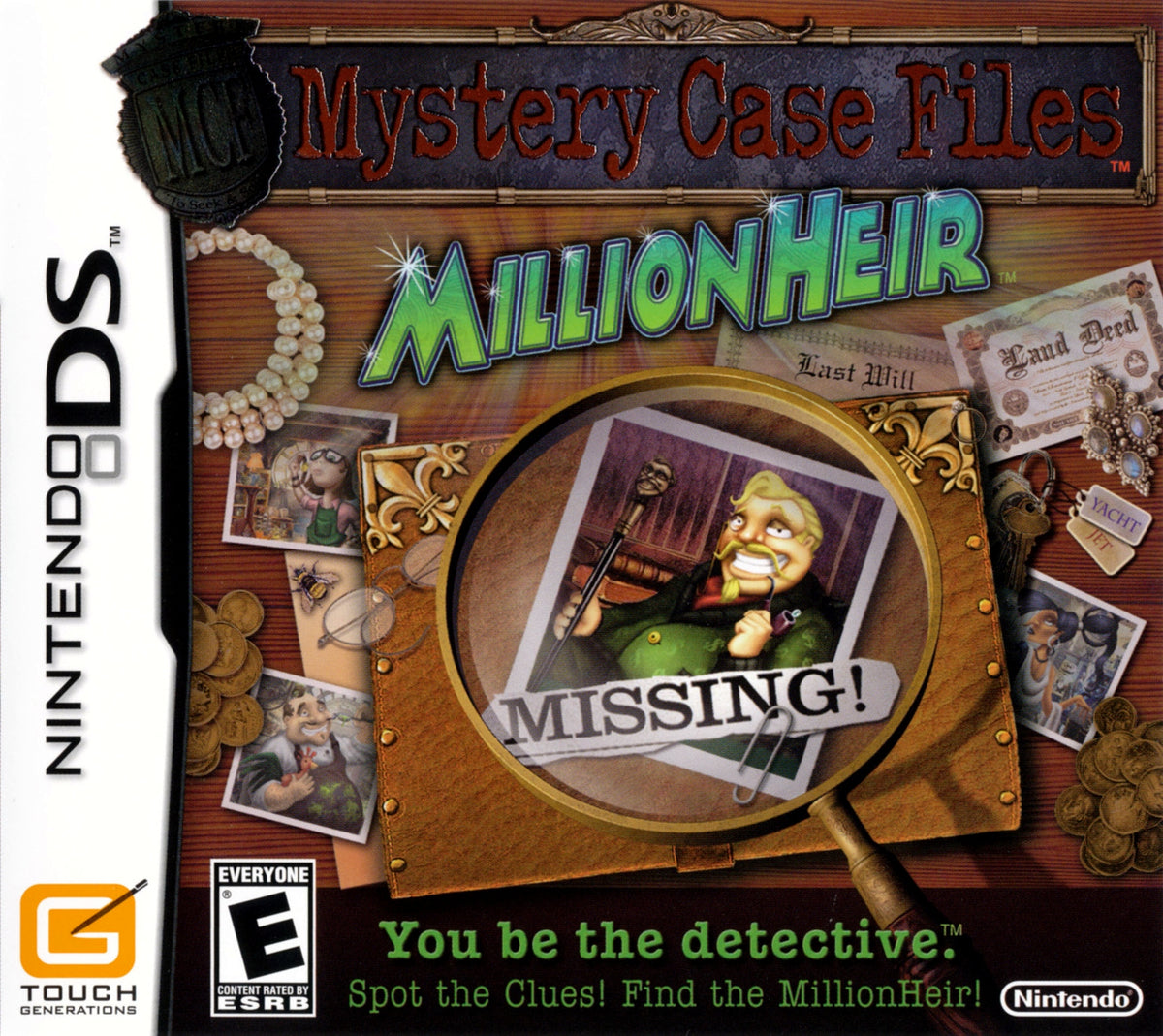 Mystery Case Files MillionHeir - Nintendo DS