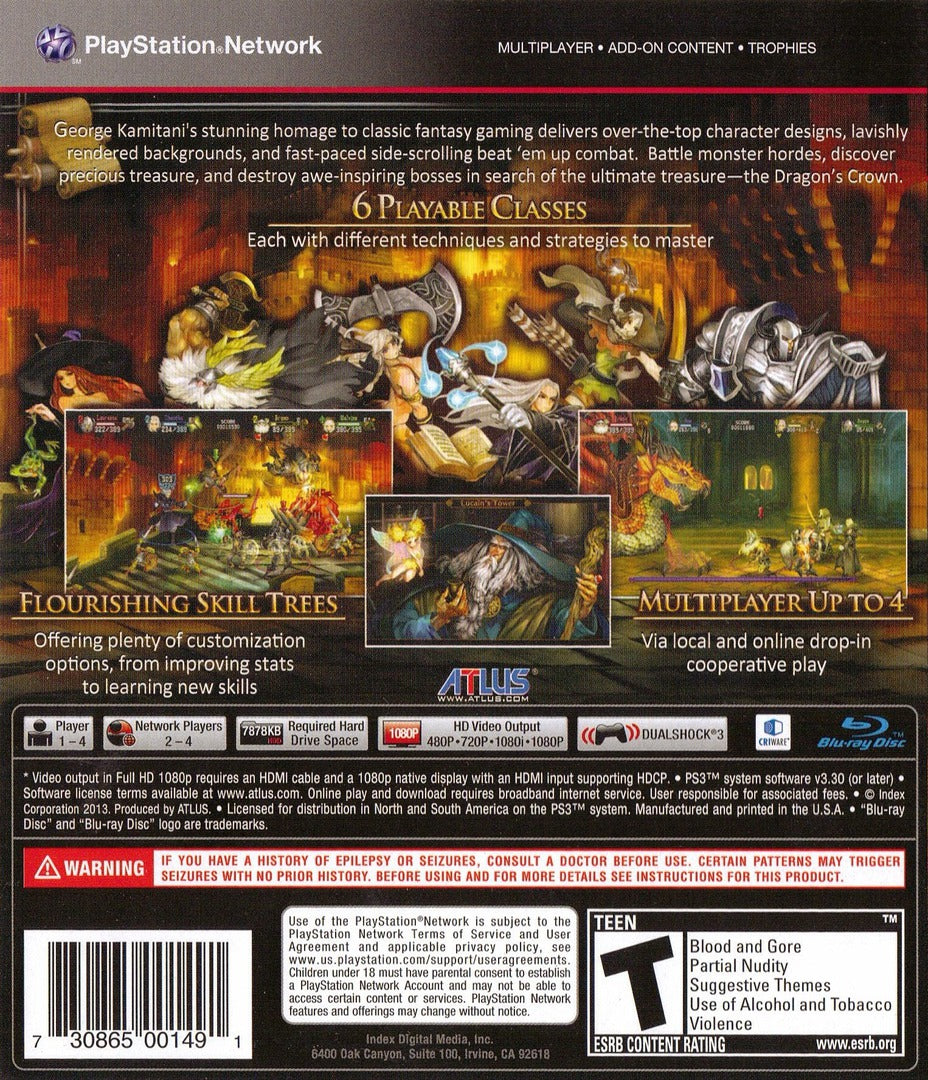 Dragon's Crown - Playstation 3