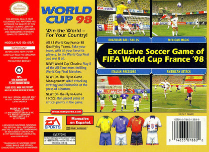 World Cup 98 - Nintendo 64 - Retro Island Gaming