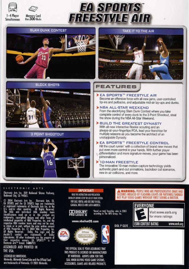 NBA Live 2005 - Gamecube