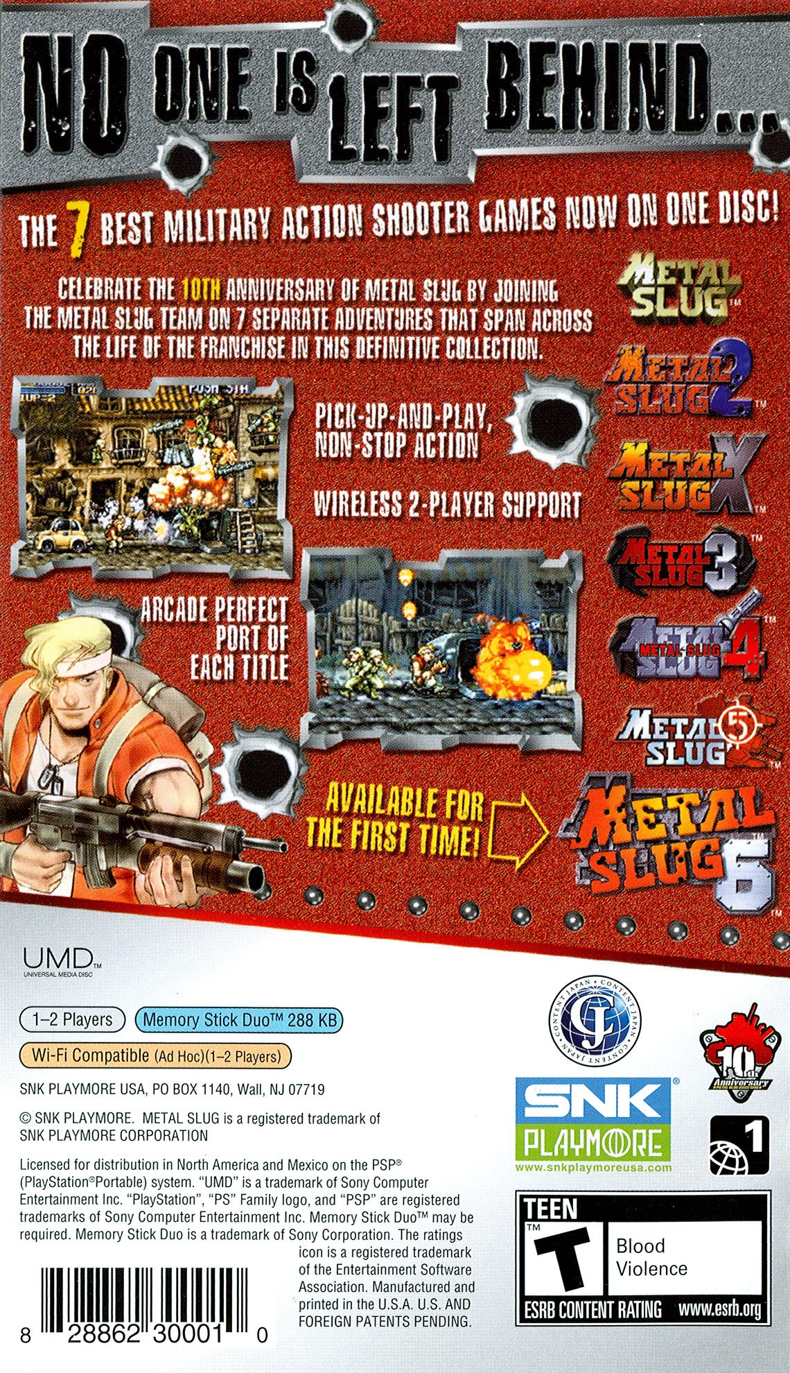Metal Slug Anthology - PSP